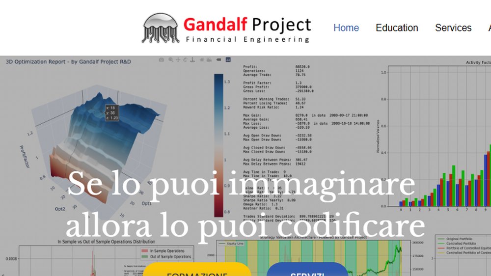 Gandalf Project website preview